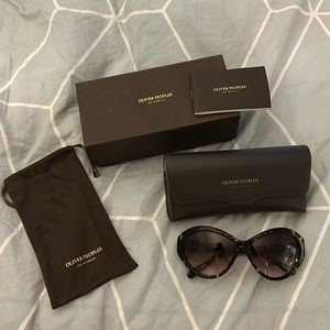 Oliver Peoples Casella tortoise shell sunglasses